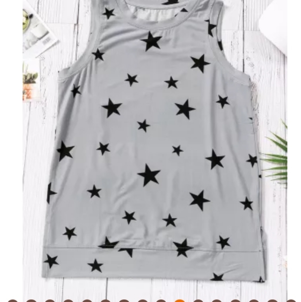 HP 💥1 xl left New boutique star print tank - Picture 8 of 16